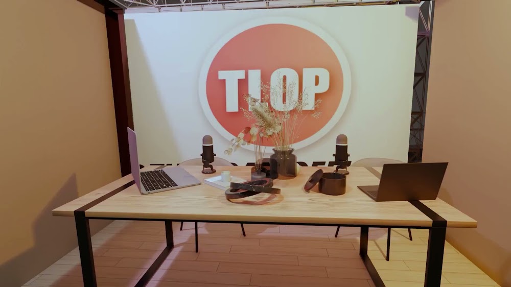 Podcast space animation still